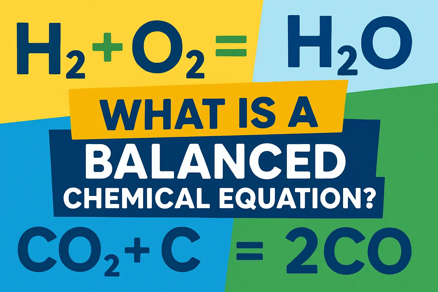 What is balanced chemical reaction