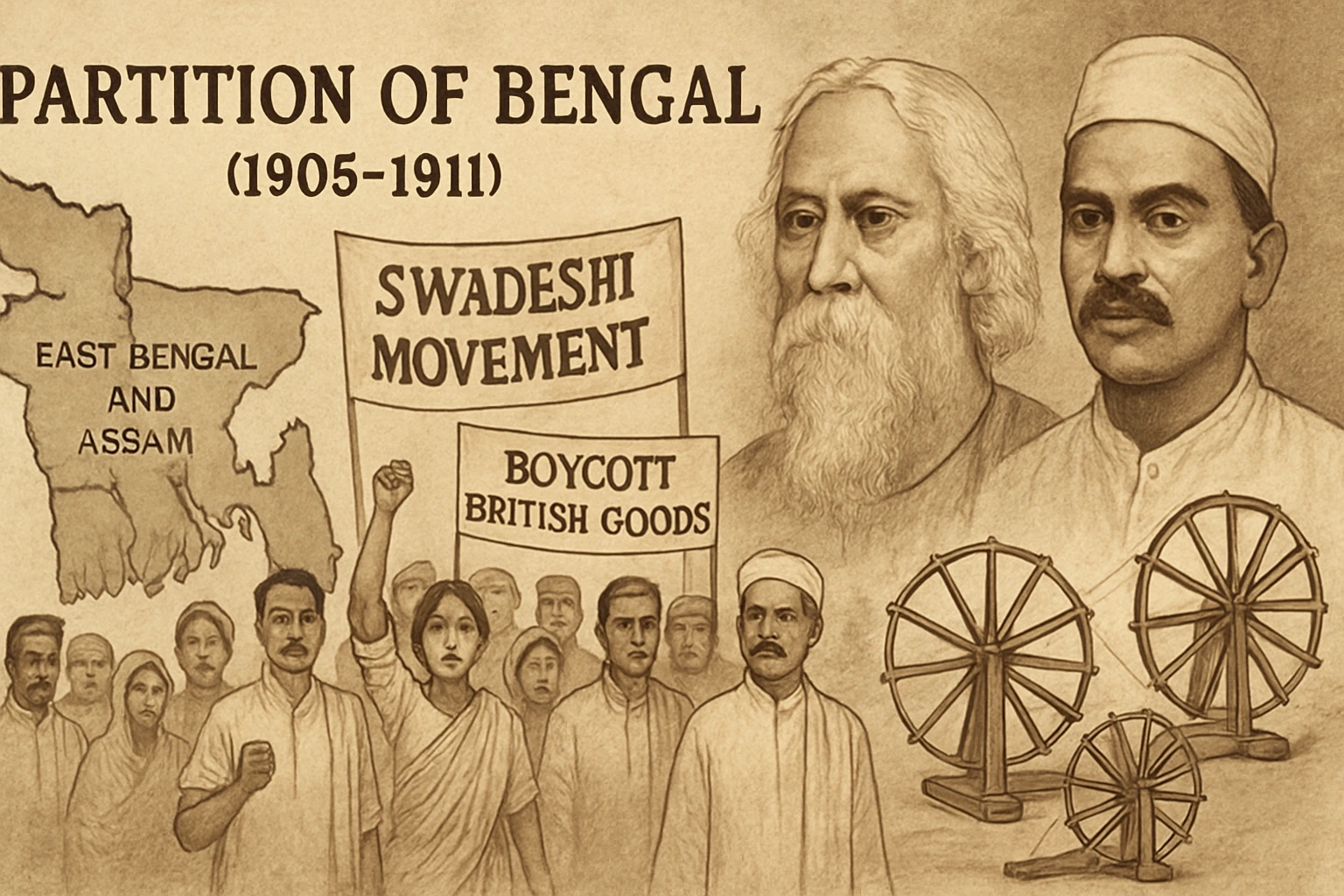 partition of bengal-social science class 10