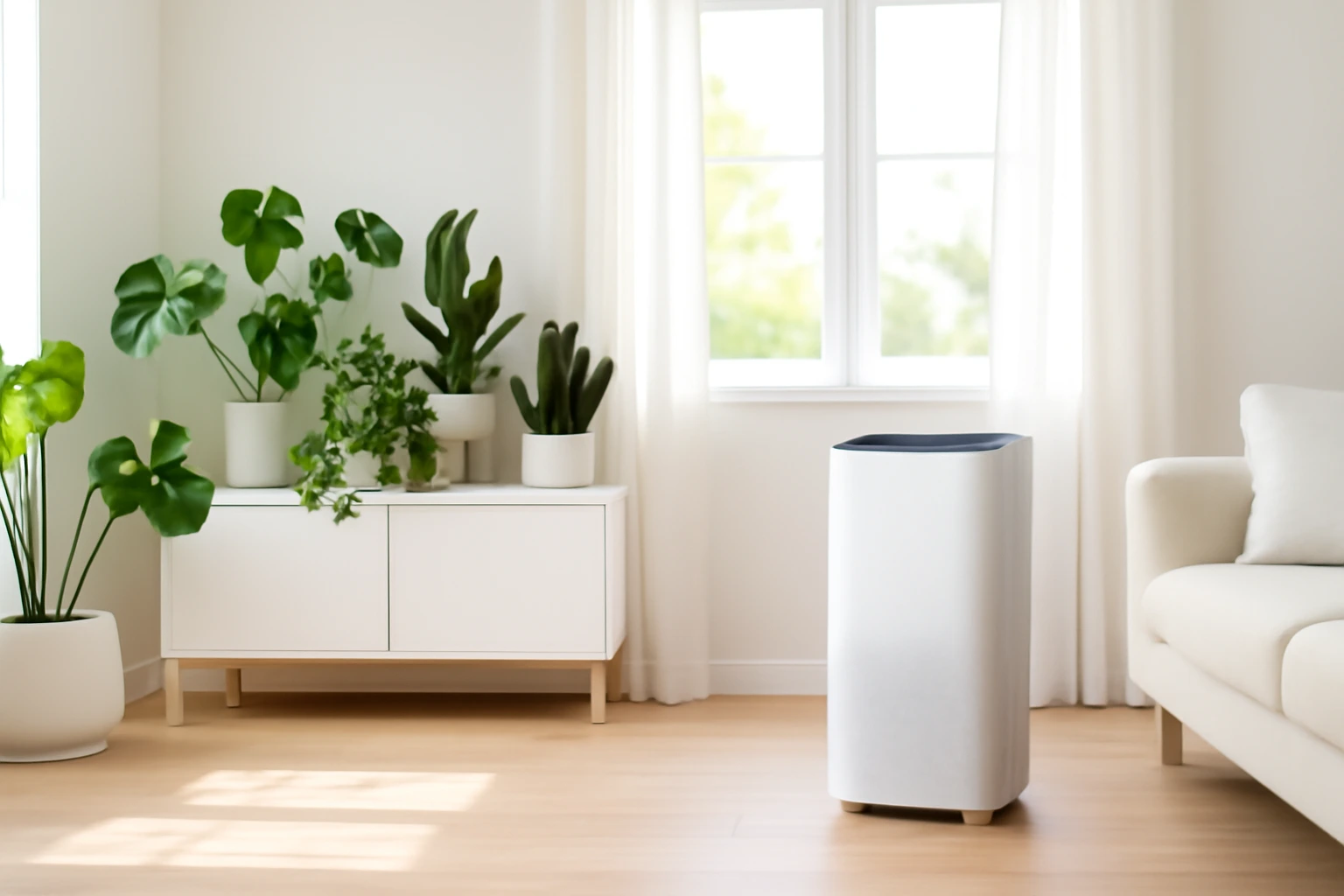 air purifier vs indoor plants